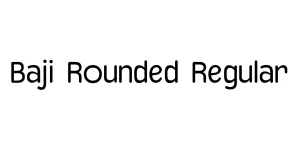 Baji Rounded Regular Font