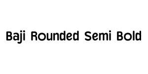 Baji Rounded Semi Bold Font