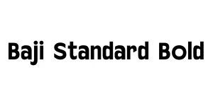 Baji Standard Bold Font