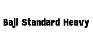 Baji Standard Heavy Font