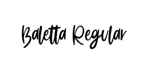 Baletta Regular Font