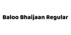 Baloo Bhaijaan Regular Font