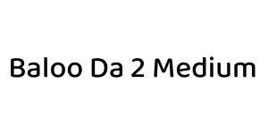 Baloo Da 2 Medium Font