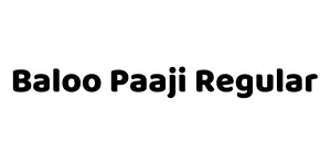 Baloo Paaji Regular Font