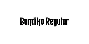 Bandiko Regular Font