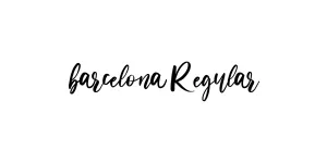 barcelona Regular Font