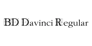 BD Davinci Regular Font