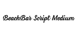 BeachBar Script Medium Font