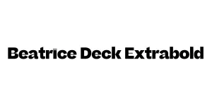Beatrice Deck Extrabold Font