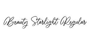 Beauty Starlight Regular Font