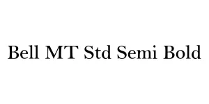 Bell MT Std Semi Bold Font