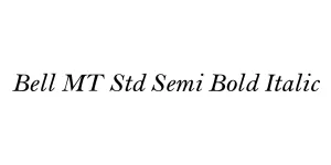 Bell MT Std Semi Bold Italic Font