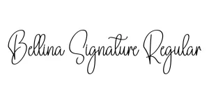 Bellina Signature Regular Font