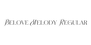 Belove Melody Regular Font