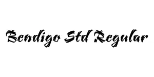 Bendigo Std Regular Font