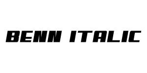 Benn Italic Font