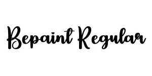 Bepaint Regular Font