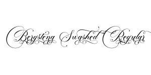 Bergstena Swashed Regular Font