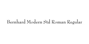 Bernhard Modern Std Roman Regular Font