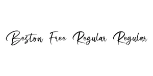 Beston Free Regular Regular Font