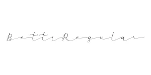 Betti Regular Font