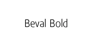 Beval Bold Font