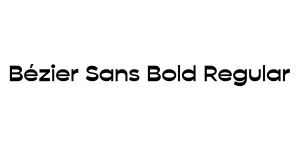 Bézier Sans Bold Regular Font
