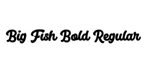 Big Fish Bold Regular Font