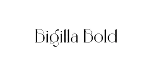 Bigilla Bold Font