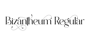 Bizantheum Regular Font