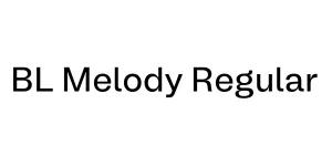 BL Melody Regular Font
