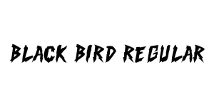 Black Bird Regular Font