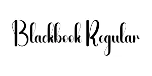 Blackbook Regular Font