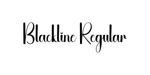 Blackline Regular Font