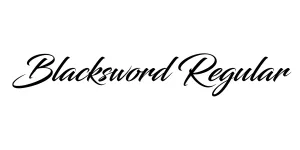 Blacksword Regular Font