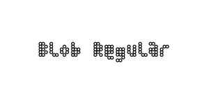 Blob Regular Font