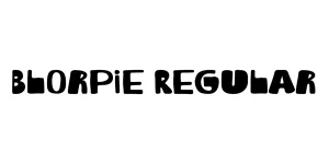 Blorpie Regular Font