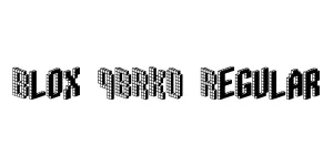 Blox (BRK) Regular Font