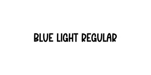 Blue Light Regular Font