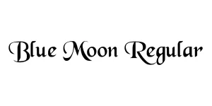 Blue Moon Regular Font