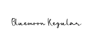 Bluemoon Regular Font