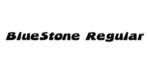 BlueStone Regular Font