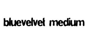 BlueVelvet Medium Font