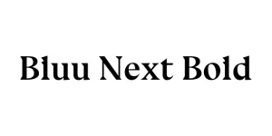 Bluu Next Bold Font