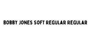 Bobby Jones Soft Regular Regular Font