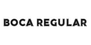 Boca Regular Font