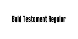Bold Testament Regular Font