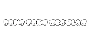 BOMB FONT Regular Font