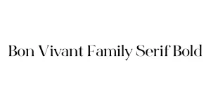 Bon Vivant Family Serif Bold Font