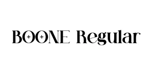 BOONE Regular Font